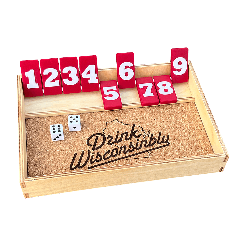 Drink Wisconsinbly Mini Shutbox Game
