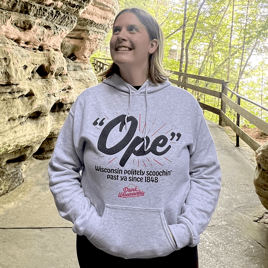 Drink Wisconsinbly Ope Unisex Hoodie