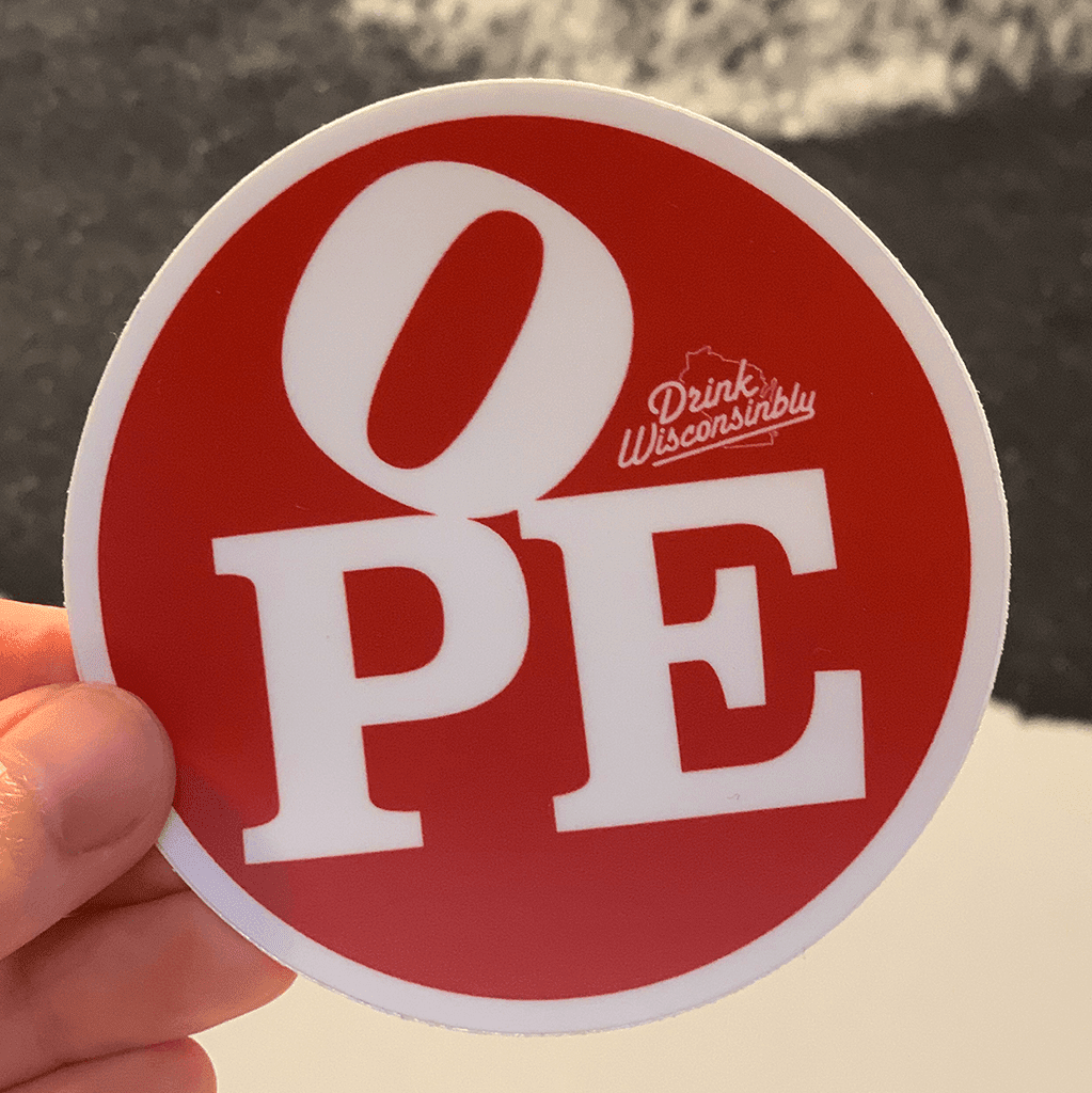 "Ope" Sculpture Sticker