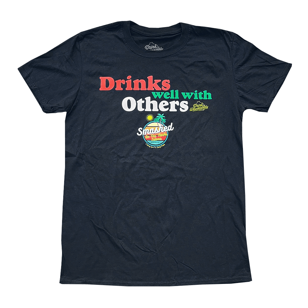 Drink Wisconsinbly Smashed on the Rocks Saloon T-Shirt