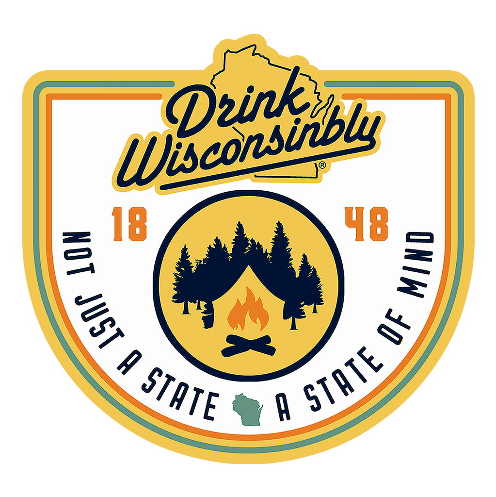 Drink Wisconsinbly State of Mind Sticker