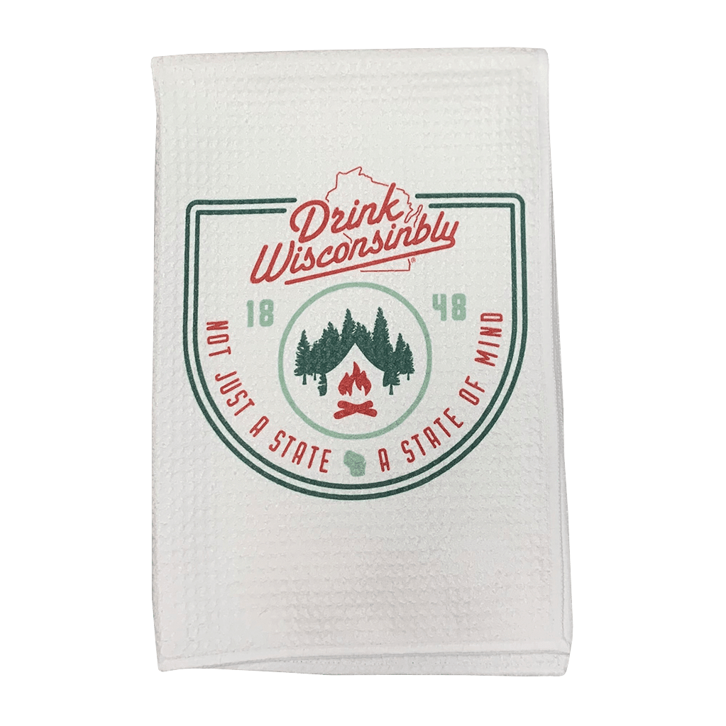 Drink Wisconsinbly State of Mind Towel
