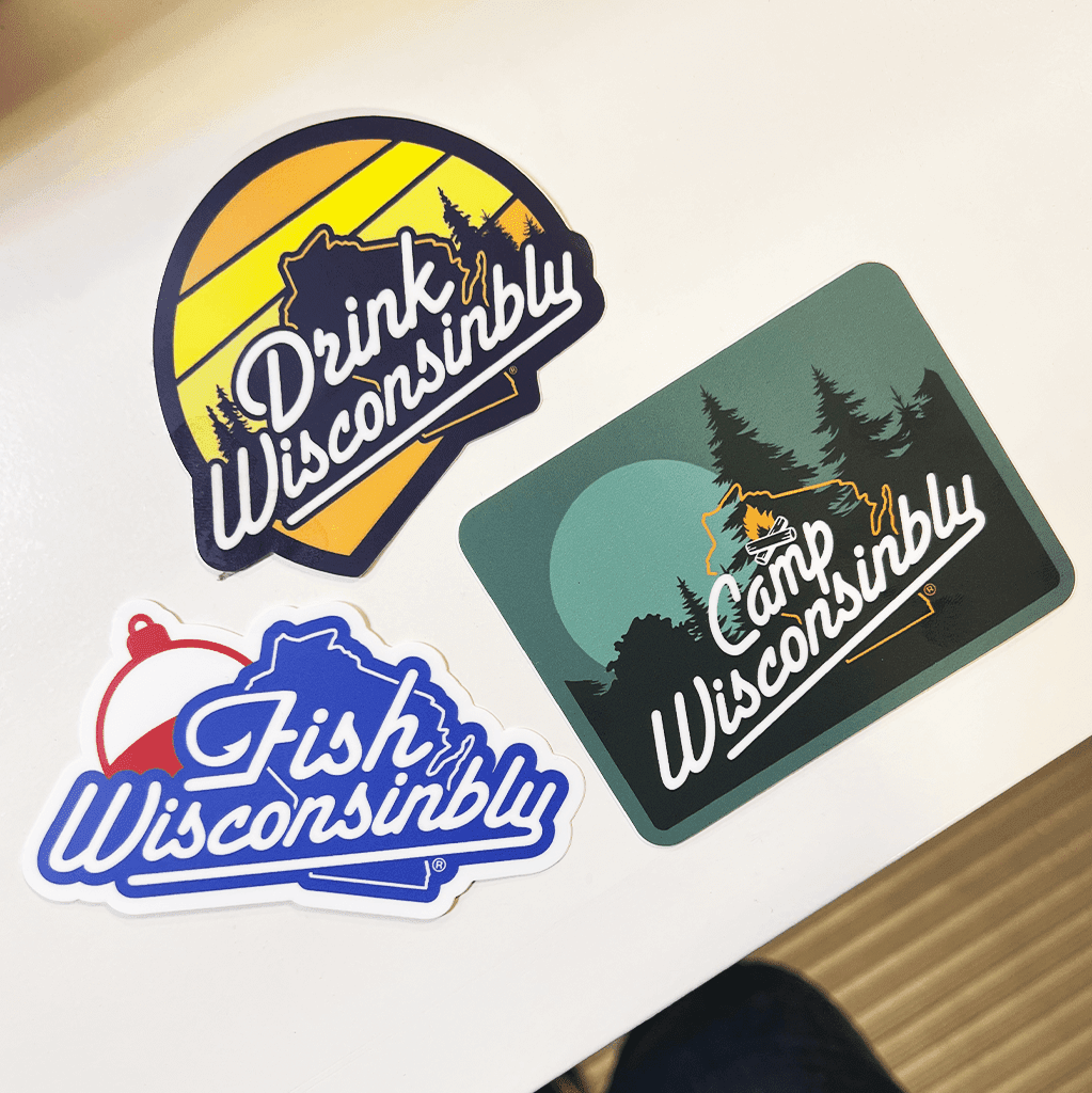 Wisconsin Stickers - Drink Wisconsinbly - Drink Wisconsinbly