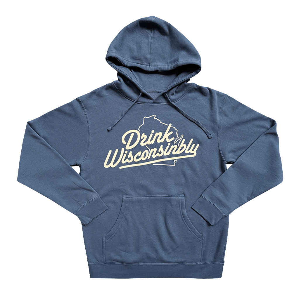 Out Here Being Wild Hoodie in Dew Blue