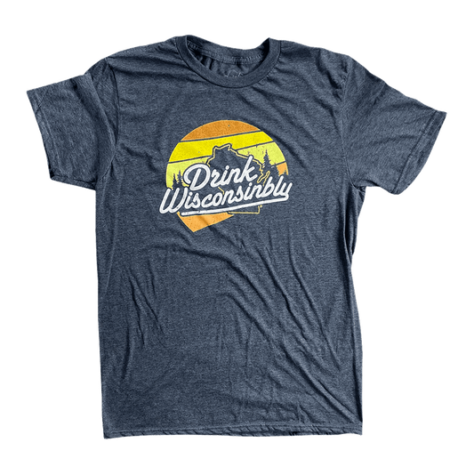 Drink Wisconsinbly Sunset T-Shirt