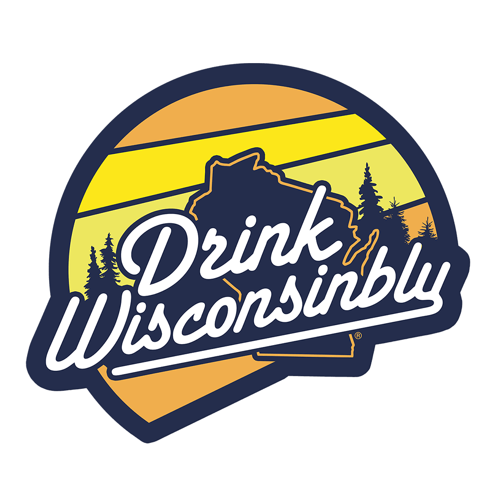 Drink Wisconsinbly Sunset Sticker