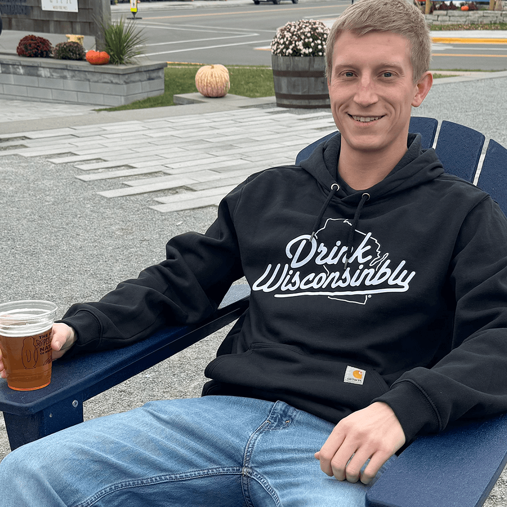 Drink Wisconsinbly Carhartt® Unisex Black Hoodie