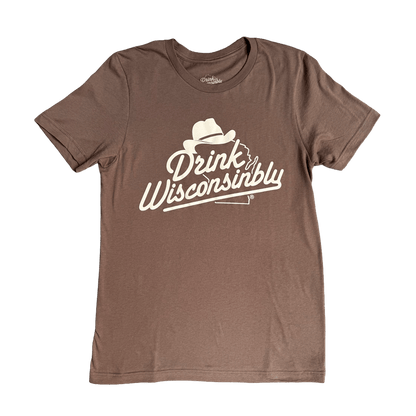 Drink Wisconsinbly Cowboy Hat T-Shirt