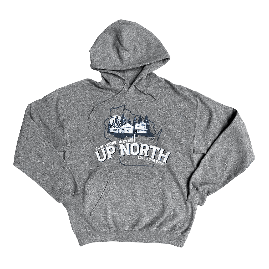 Drink Wisconsinbly Up North Bars Hoodie