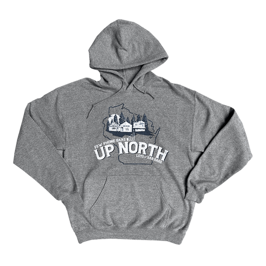 Drink Wisconsinbly Up North Bars Hoodie