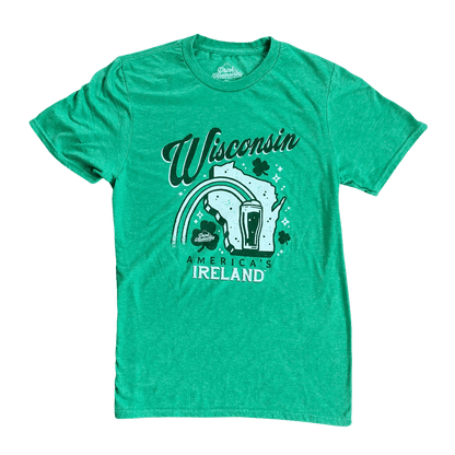 Drink Wisconsinbly Wisconsin America's Ireland T-Shirt