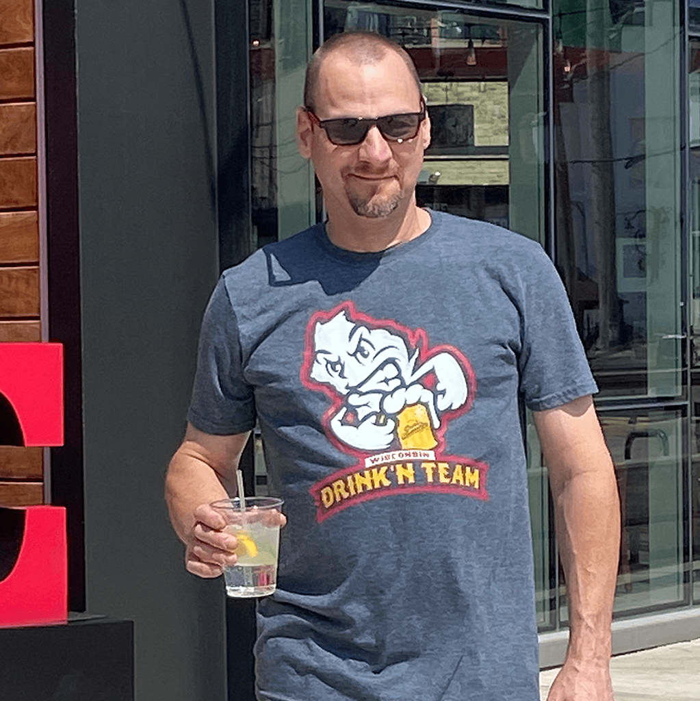Drink Wisconsinbly Wisconsin Drink'n Team T Shirt