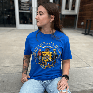 Drink Wisconsinbly Wisconsin State Seal T Shirt