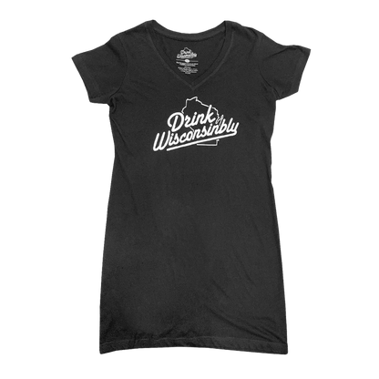 Drink Wisconsinbly Women's V-Neck Dress