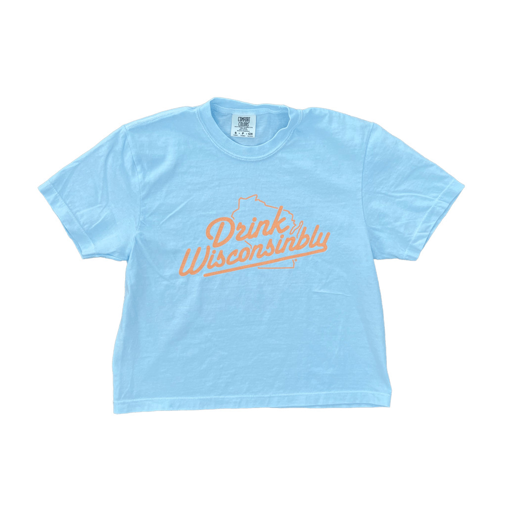 Drink Wisconsinbly Women's Chambray Boxy T-Shirt