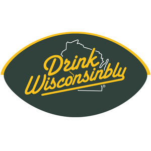 Drink Wisconsinbly Football Logo Sticker