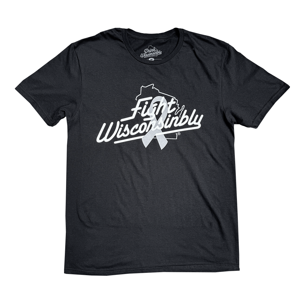 Fight Wisconsinbly Lung Cancer T-Shirt
