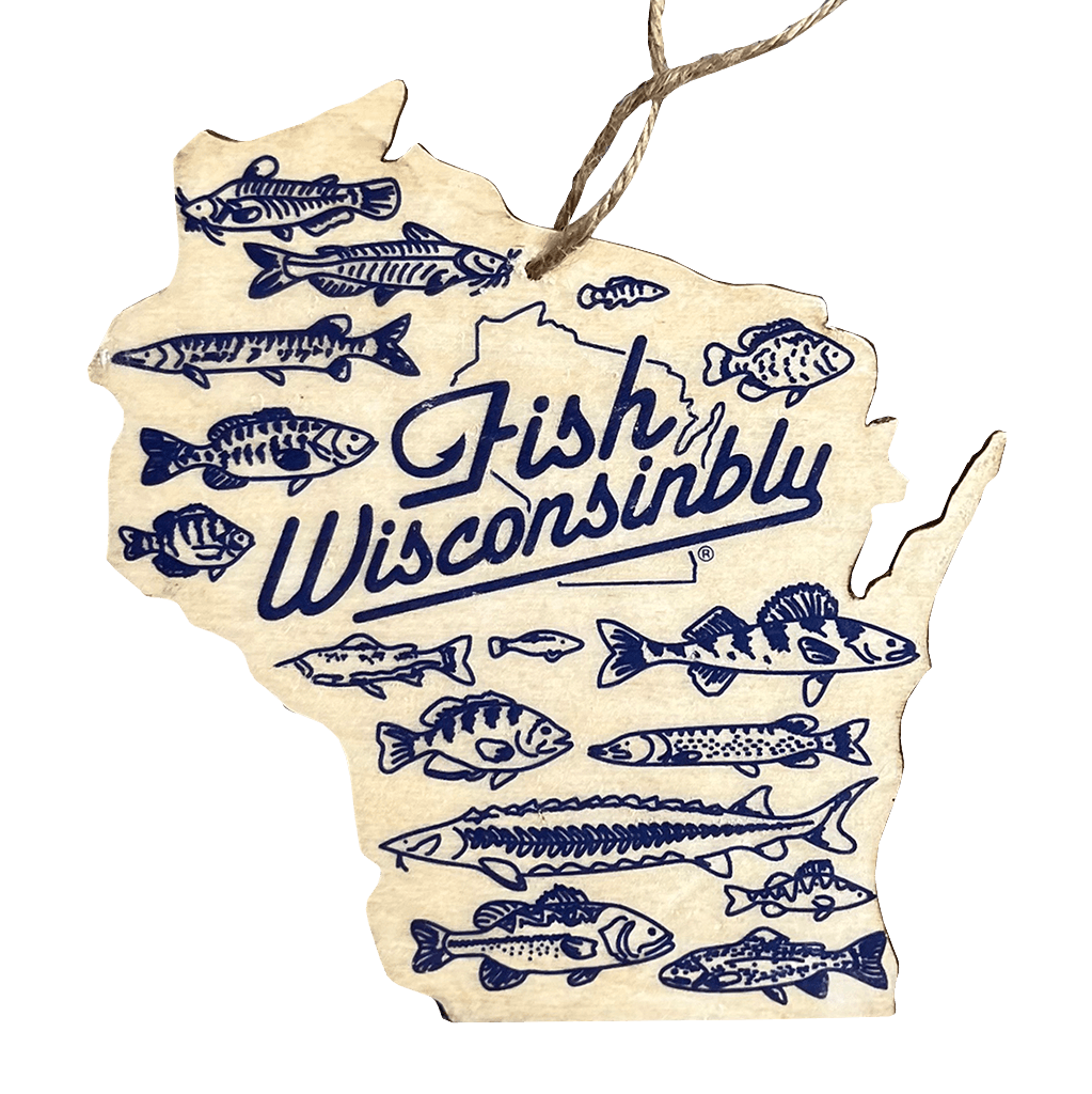 Fish Wisconsinbly Christmas Ornament
