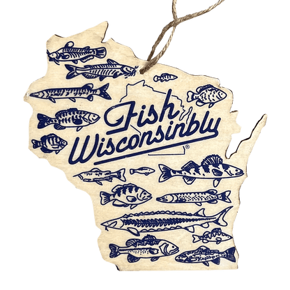 Fish Wisconsinbly Christmas Ornament