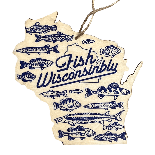 Fish Wisconsinbly Christmas Ornament
