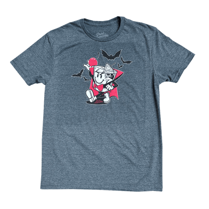 Drink Wisconsinbly Happy Vampire Dark Gray T-Shirt