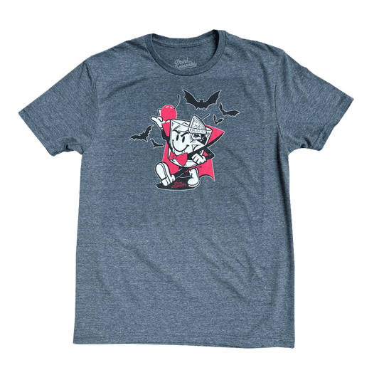 Drink Wisconsinbly Happy Vampire Dark Gray T-Shirt