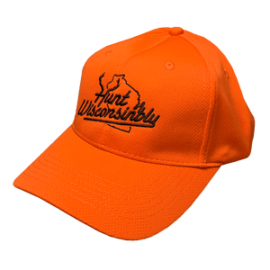 Hunt Wisconsinbly Sport-Tek Orange Hat