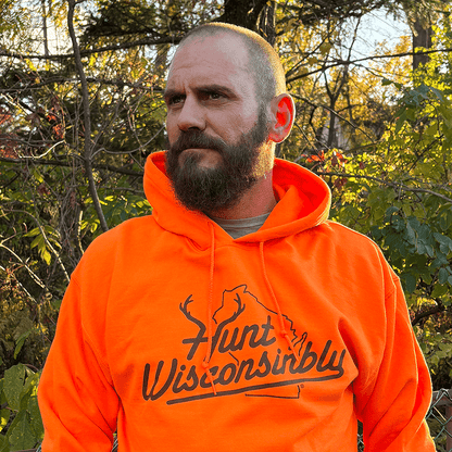 Hunt Wisconsinbly Unisex Orange Hoodie