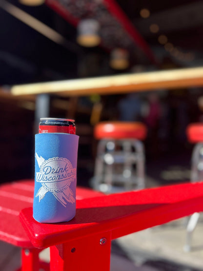 "Retro Ribbon" Slim Coozie