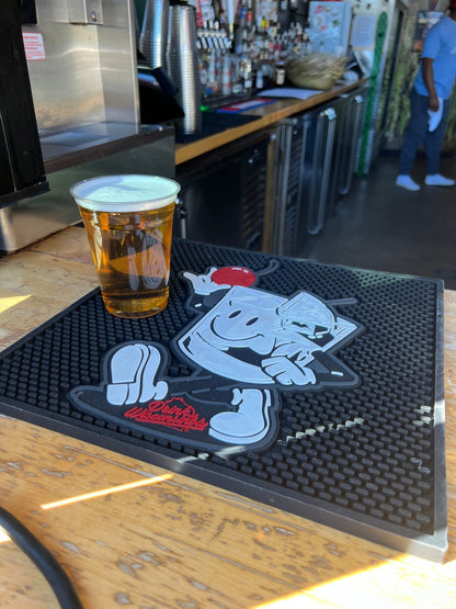 "Happy Old Fashioned" Bar Rail Mat