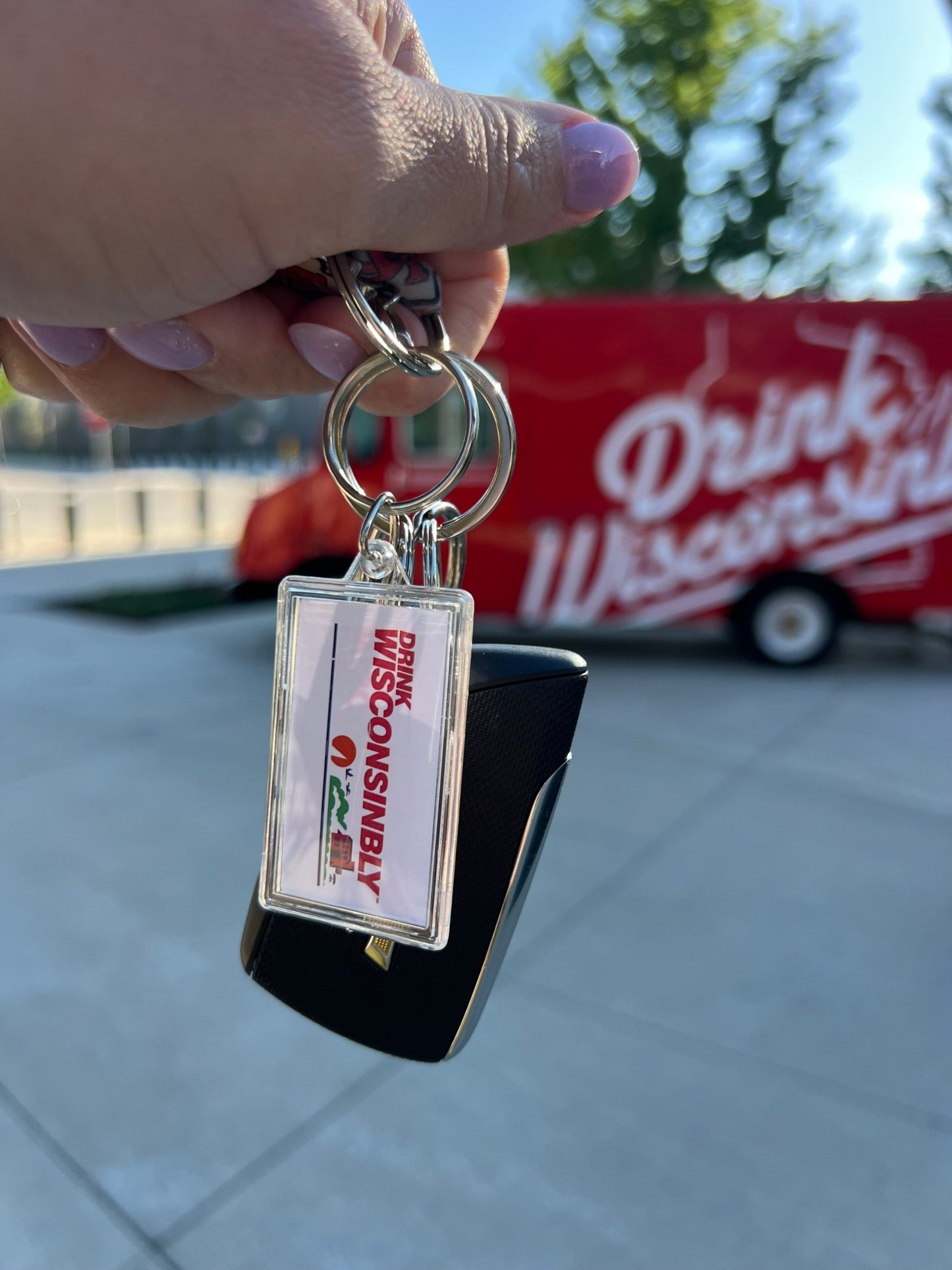 License Plate Keychain