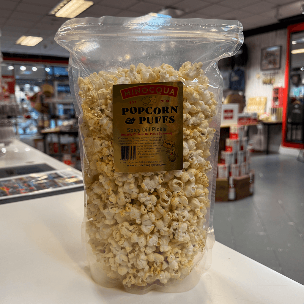 Minocqua Spicy Dill Pickle Popcorn & Puffs