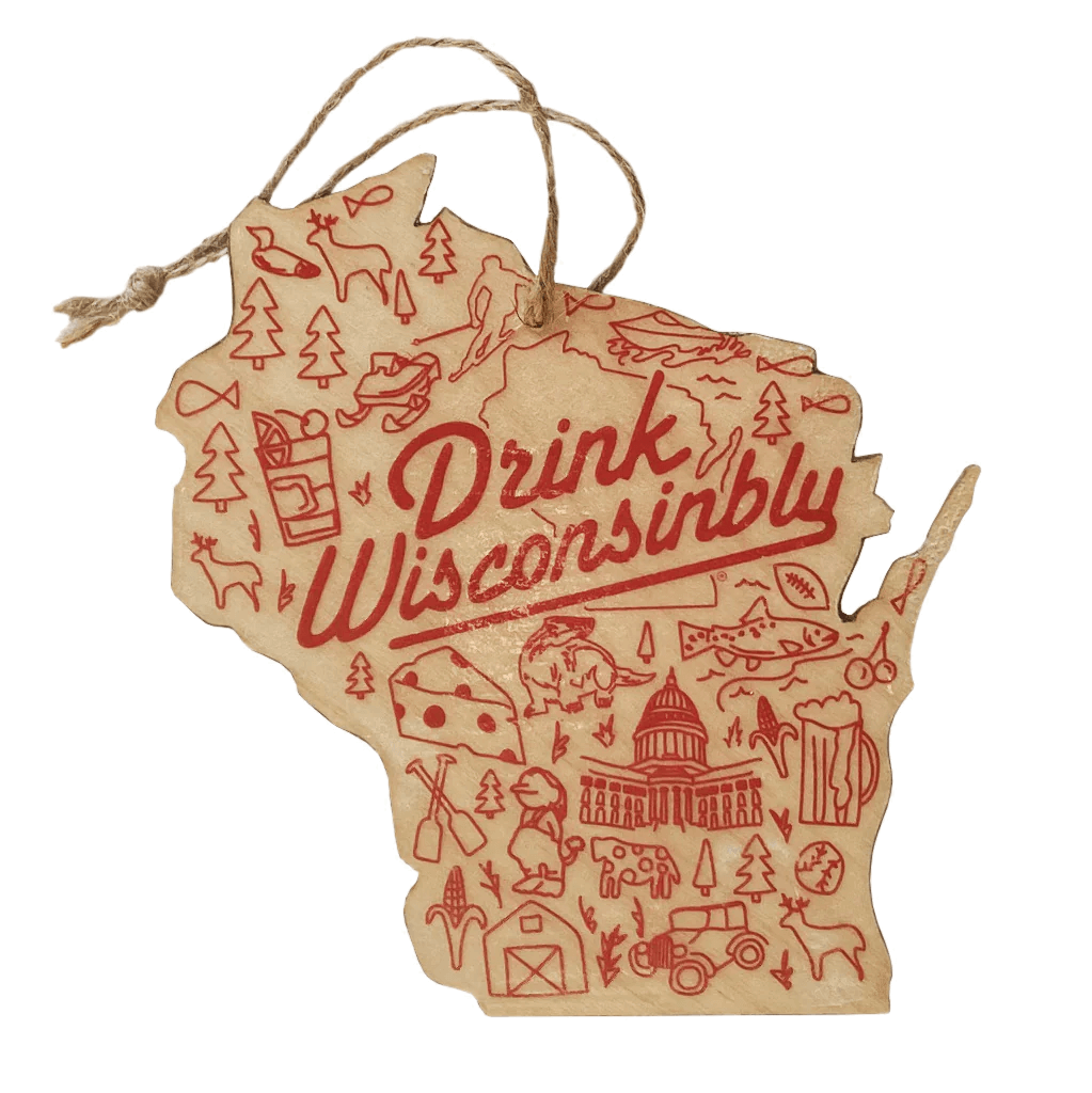 Drink Wisconsinbly Wisconsin Things Ornament
