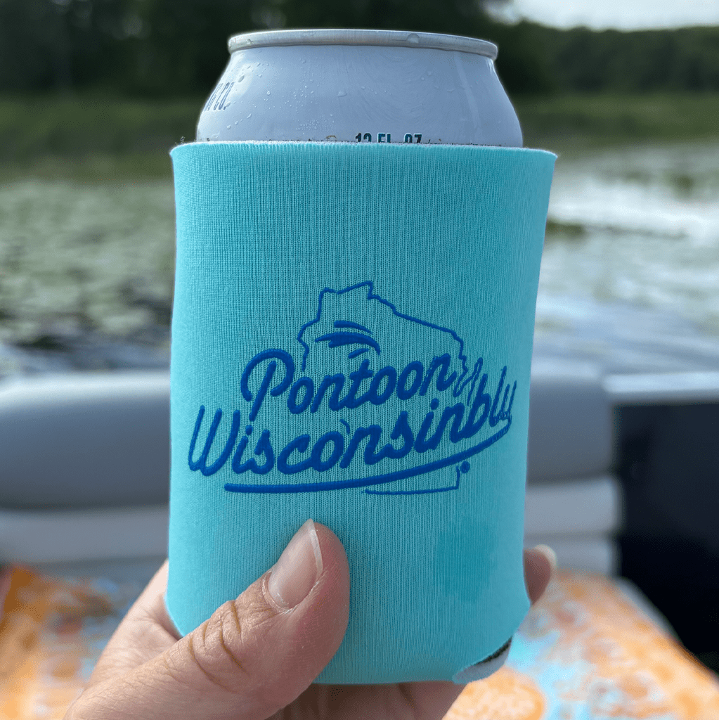 Pontoon Wisconsinbly Coozie