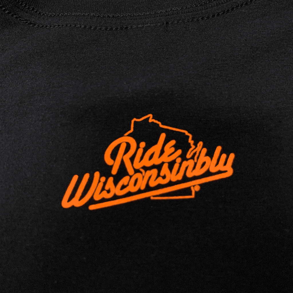 Ride Wisconsinbly State Back T-Shirt