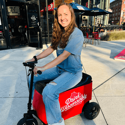 Drink Wisconsinbly DW Red Rider Mobile Cooler