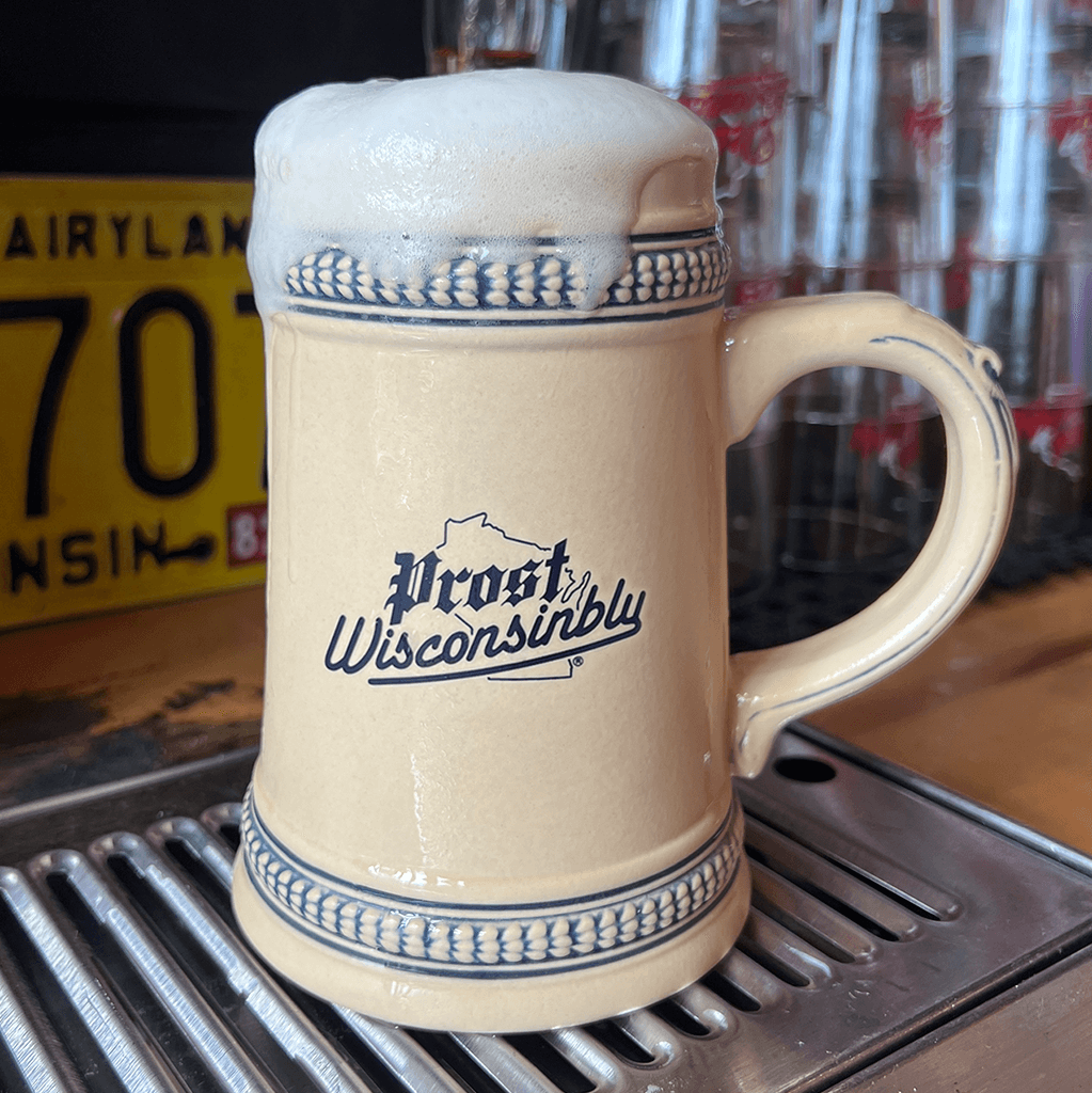 Prost Wisconsinbly Ceramic Stein