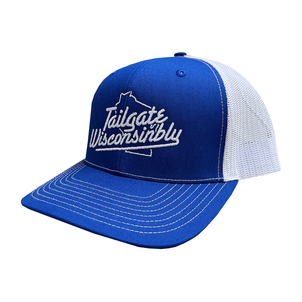 Tailgate Wisconsinbly Blue & White Trucker Hat
