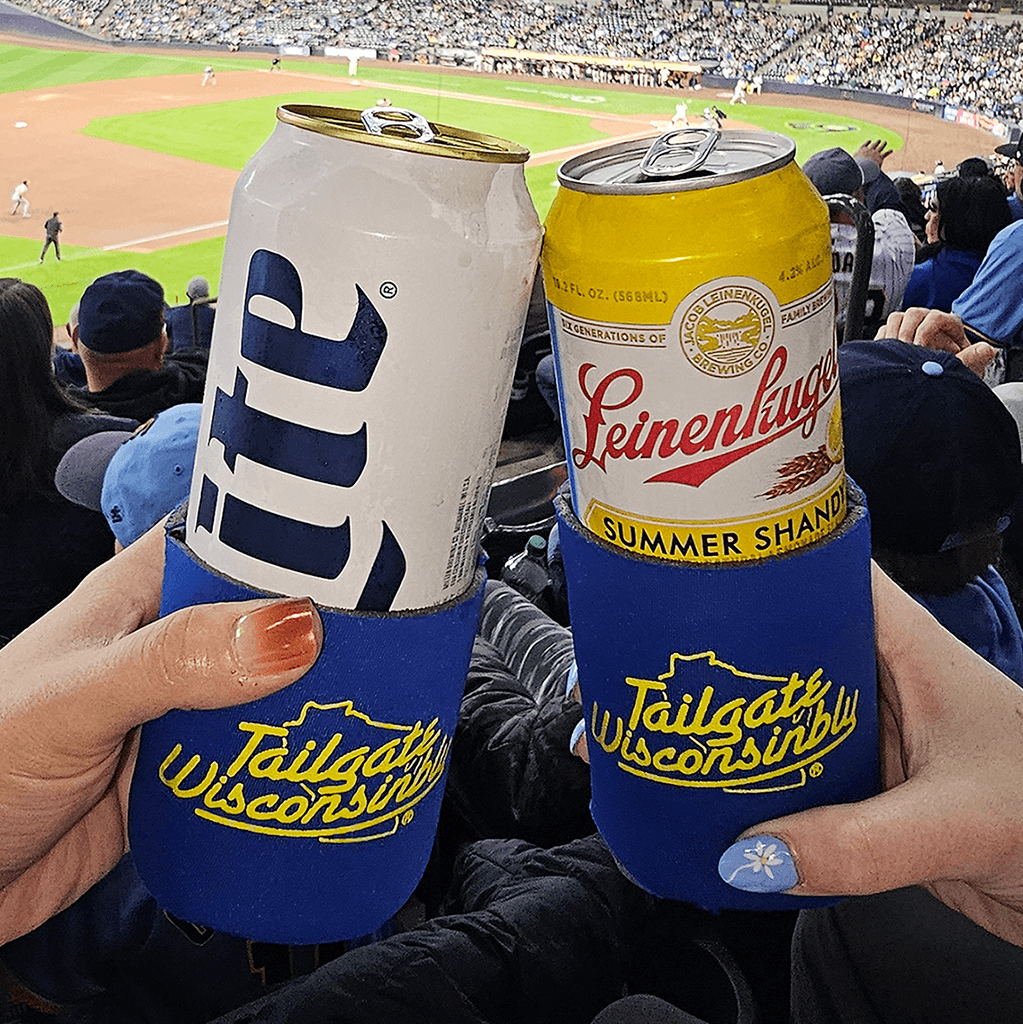 Tailgate Wisconsinbly Can Coozies