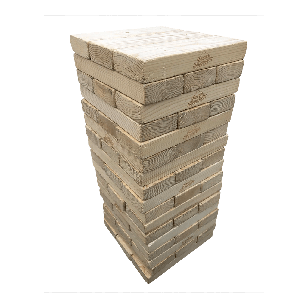Drink Wisconsinbly Giant Tower Block Game