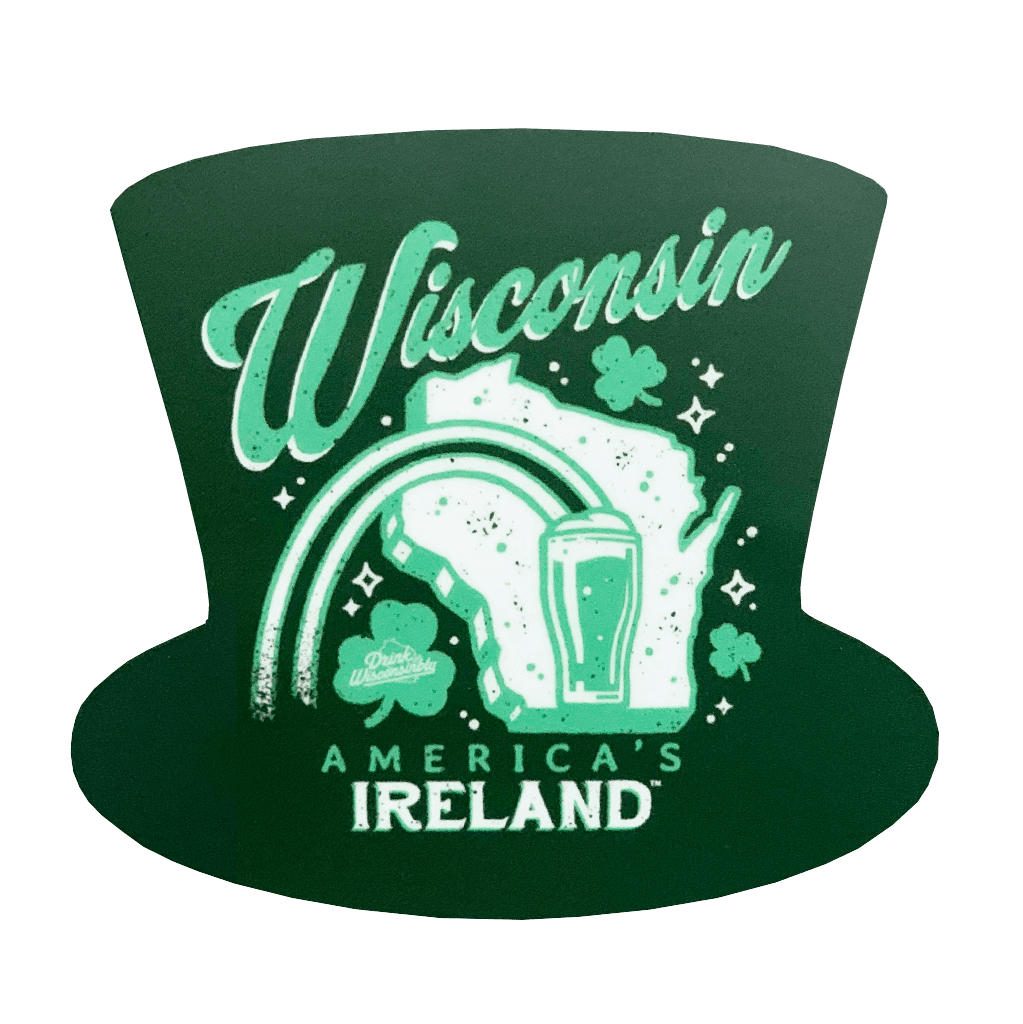 Drink Wisconsinbly Wisconsin America's Ireland Sticker