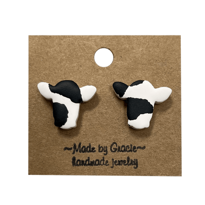 Drink Wisconsinbly Wisconsin Cow Earrings