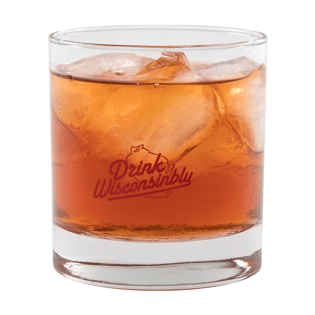 Drink Wisconsinbly "I'm Old Fashioned" Cocktail Glass Drink Wisconsinbly