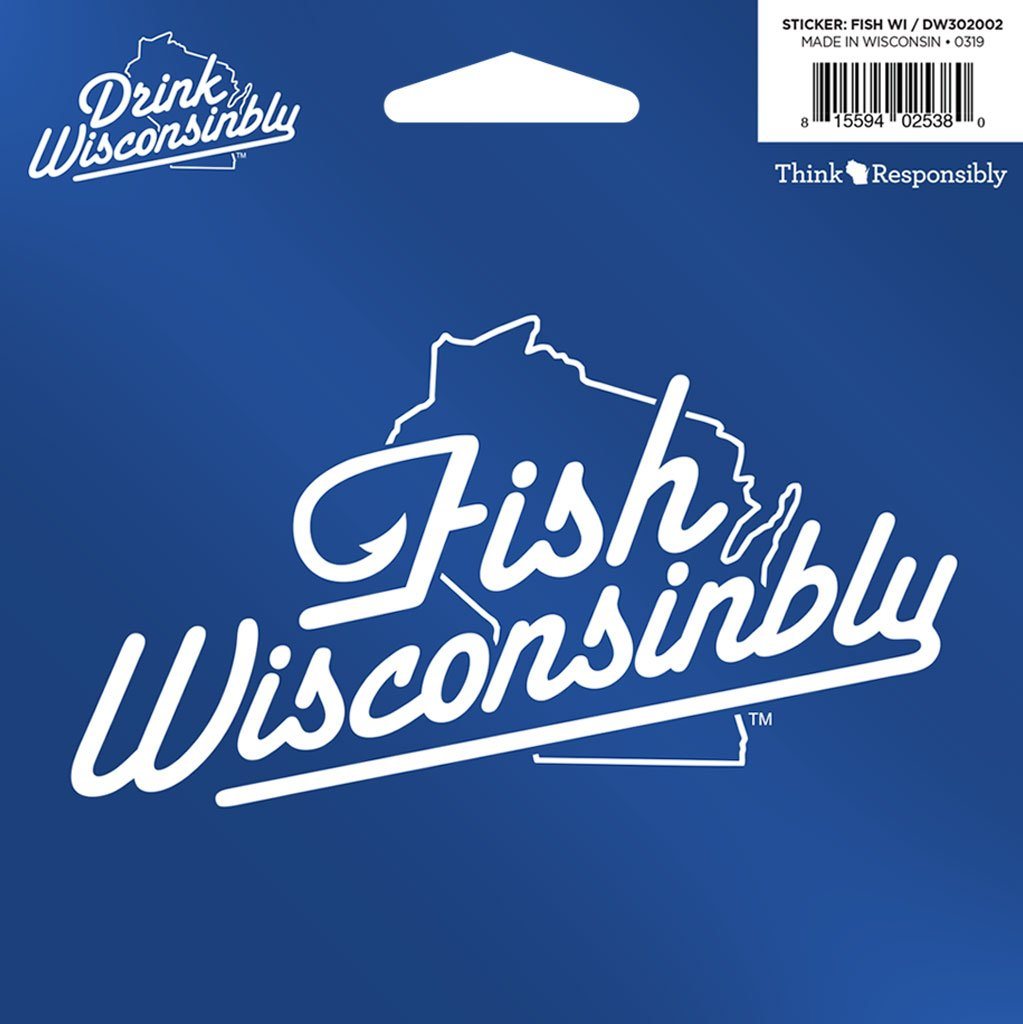 Fish Wisconsinbly Sticker