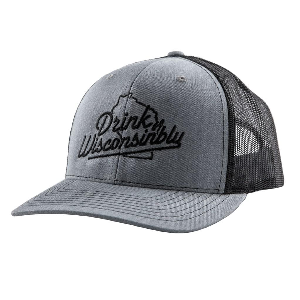 Black & Gray Trucker Hat