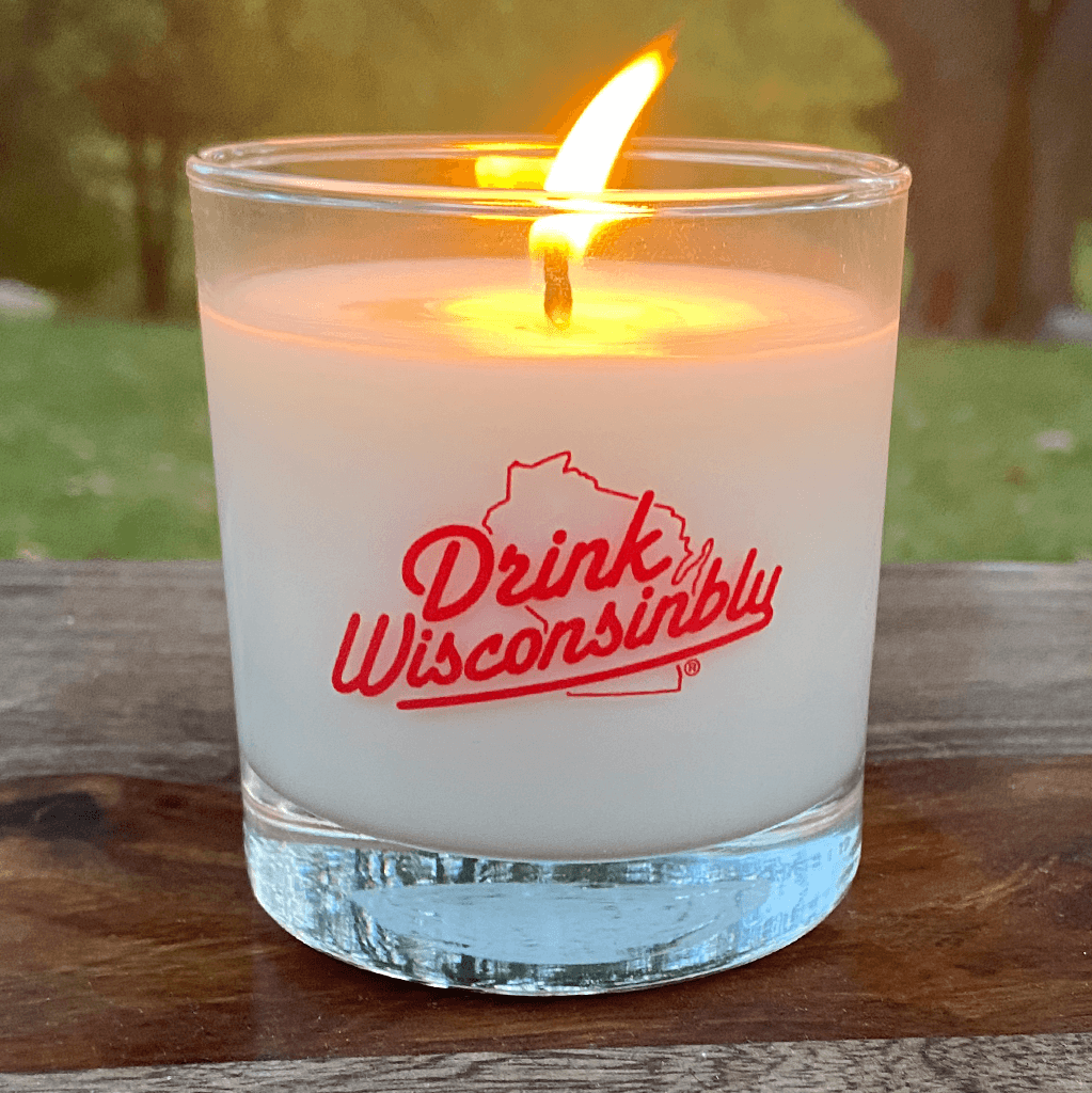 Drink Wisconsinbly Candle, Brandy Old Fashioned scent