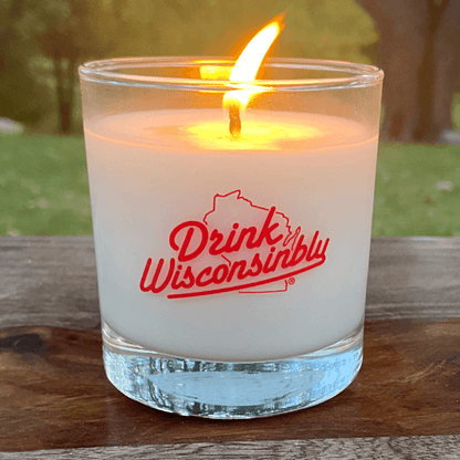 Drink Wisconsinbly Candle, Cozy Cabin scent
