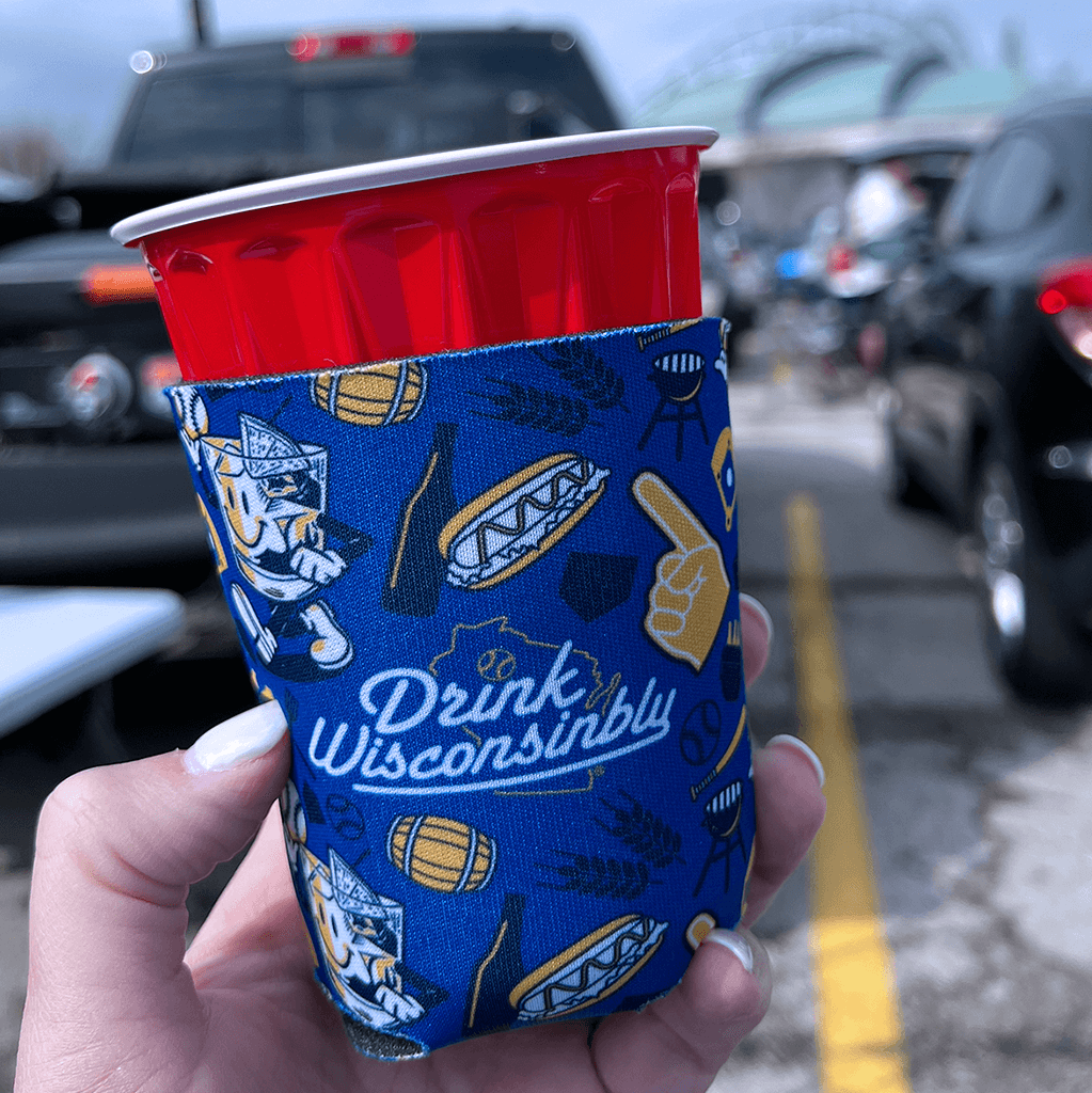 "Milwaukee Baseball" Cup Coozie