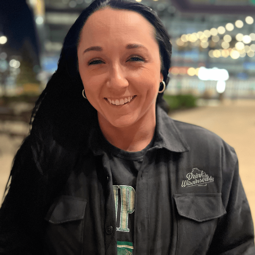 Drink Wisconsinbly Black Quilted Flannel Jacket