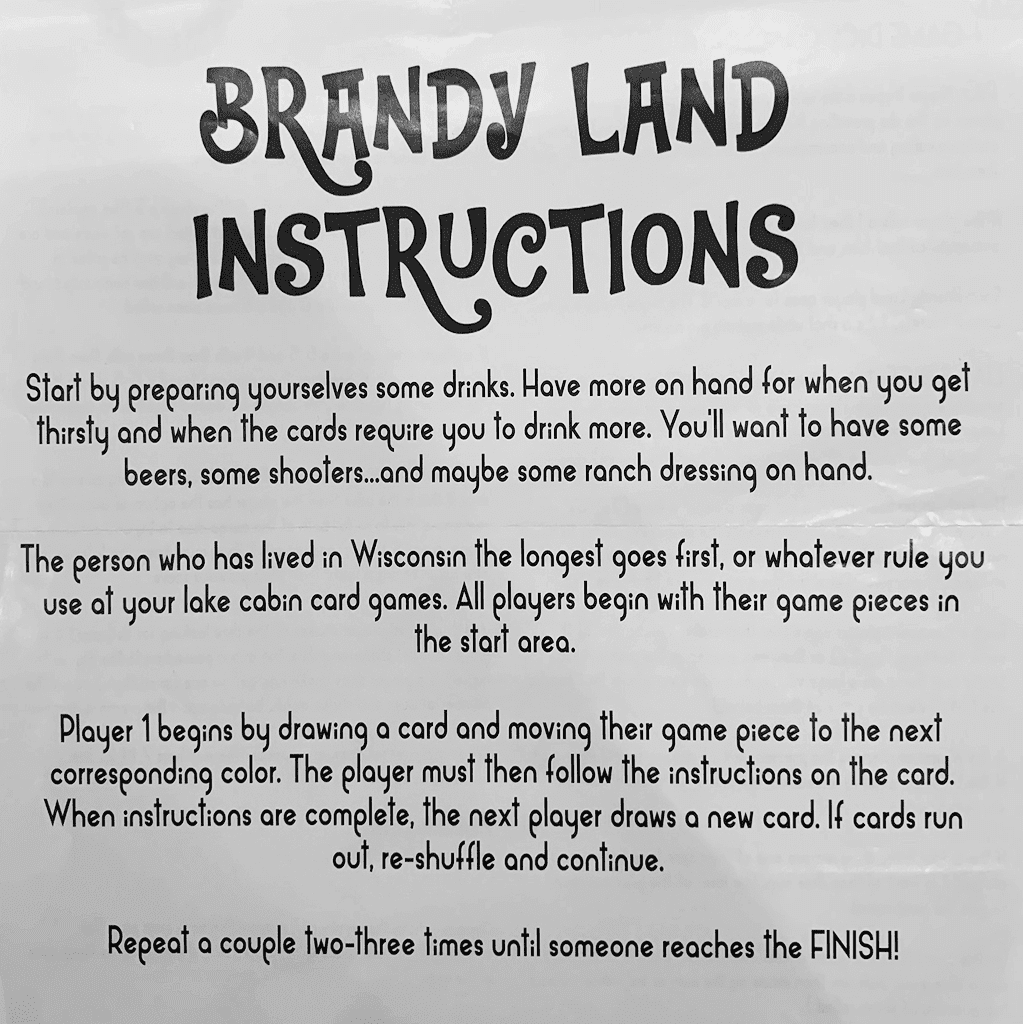 Brandy Land - The Old Fashioned Game